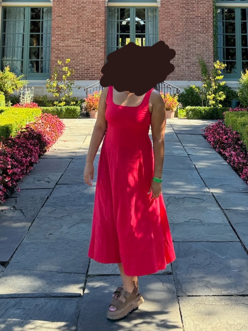 GAP Red Sleeveless Dress